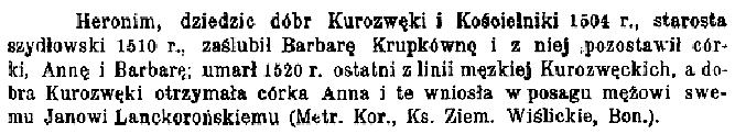 Uruski - Kurozwęccy